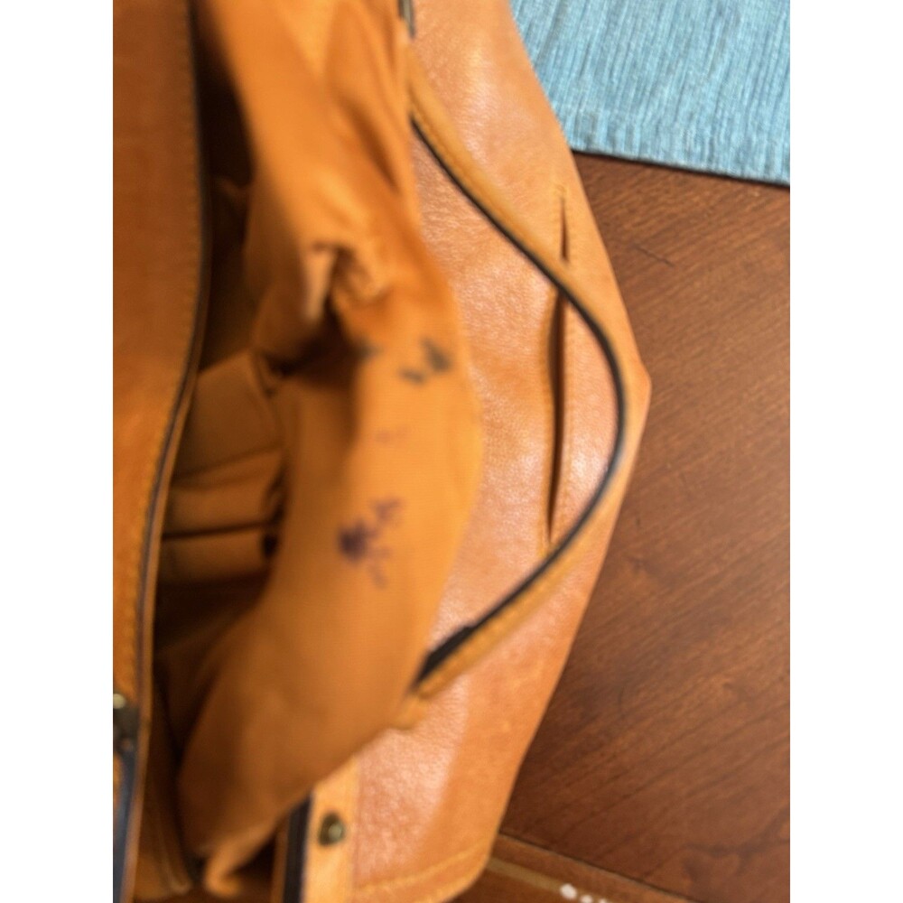 C & C California Leather Bag Satchel Crossbody Tote Womens Bag British Tan - Picture 13 of 16